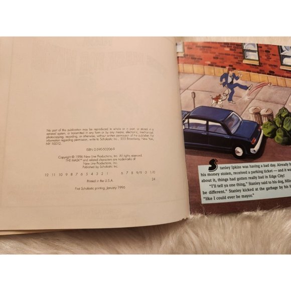 The Mask For Mayor Vintage 90s Book - Picture 4 of 4